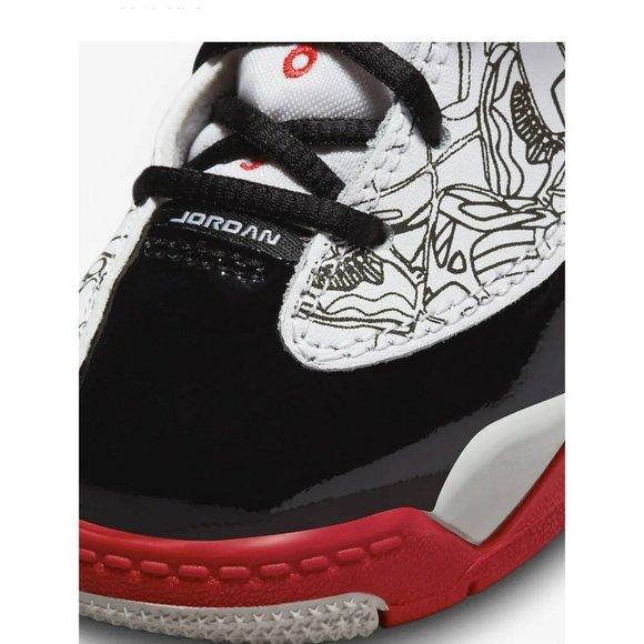 NIKE Air Jordan Dub Zero Retro Shoes Sneakers 311072-106 Boys Toddler Size 10C - Picture 6 of 7